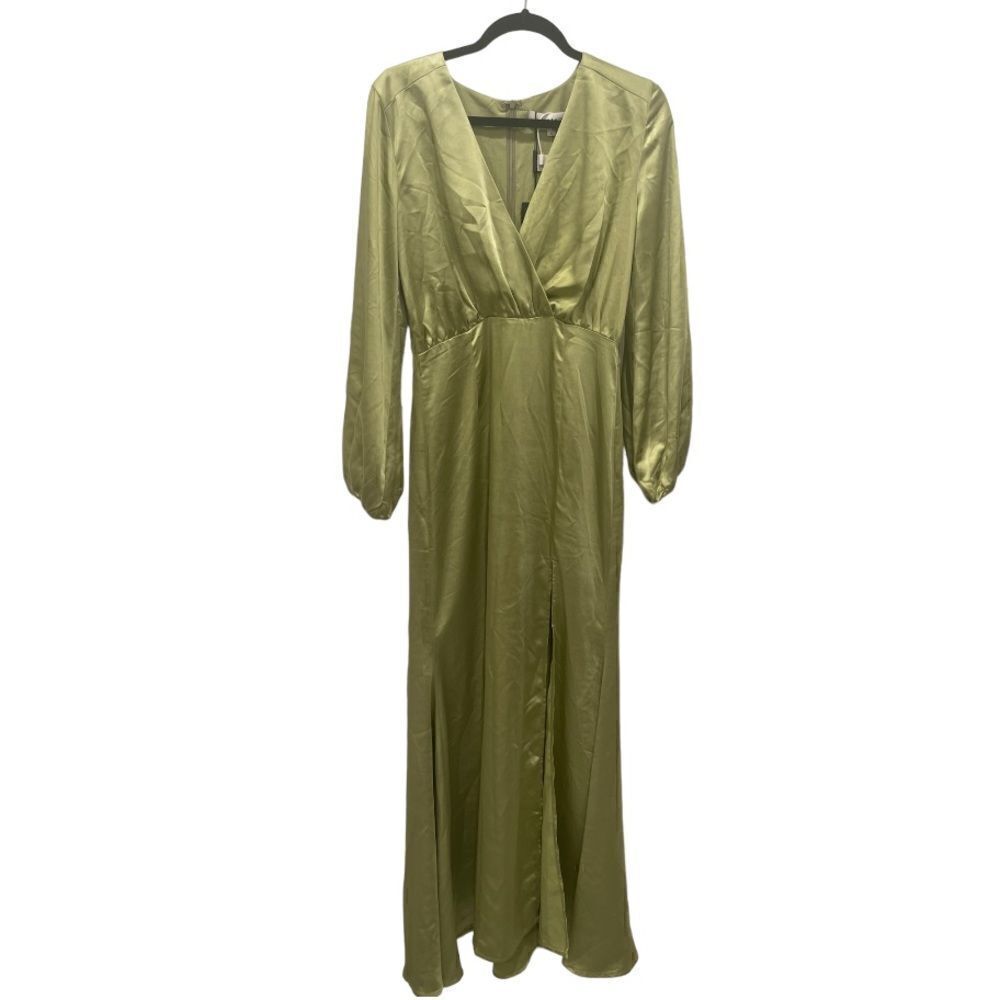 Elliatt Kai Long Sleeve Maxi Dress in Avocado,.Size S - Picture 10 of 16